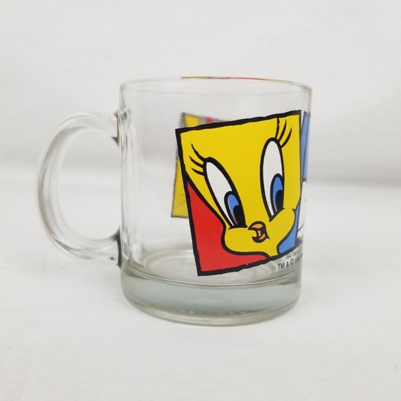 Vintage Looney Tunes Glass Mug - Picture 1 of 9